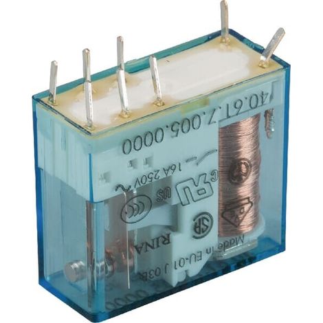 Finder 40.61.7.005.0000 Printrelais 5 V/DC 16 A 1 Wechsler 50 St.