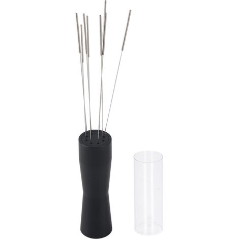 Distributeur d'Aiguilles Portable pour Café - Agitateur à Poudre Noir (1/5)