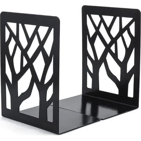 Serre-livres - Décoratif - Métal - Antidérapants - Design Élégant - Support Multifonctionnel (1/4)