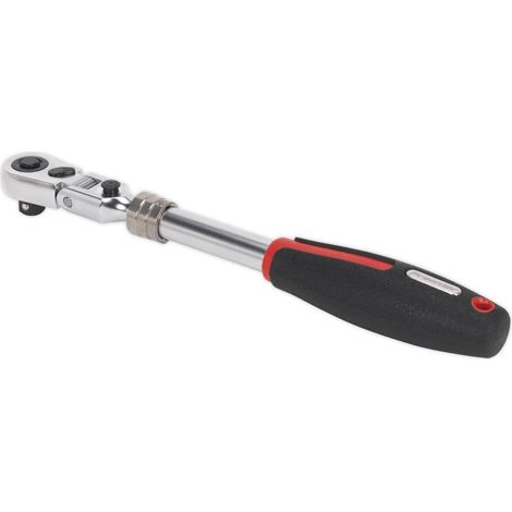 Sealey AK8983 Premier Platinum Locking Flexi-Head Extendable Ratchet Wrench 3/8"Sq Drive