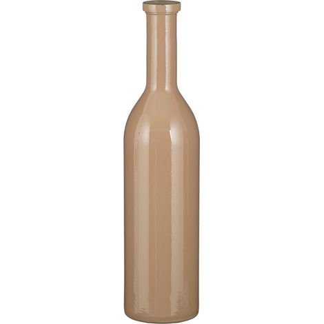 Mica Decorations Flaschenvase Rioja Glas Ø 18 x 75 cm taupe