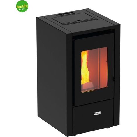 Stufa a pellet ad aria Vesuvio Magma Stufe 7Kw A+ Nero (1/3)