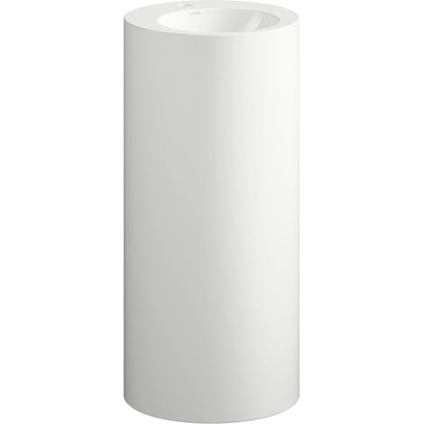LAUFEN Form lavabo, de pie, con conexión a la pared, redondo, 1 (1/2)