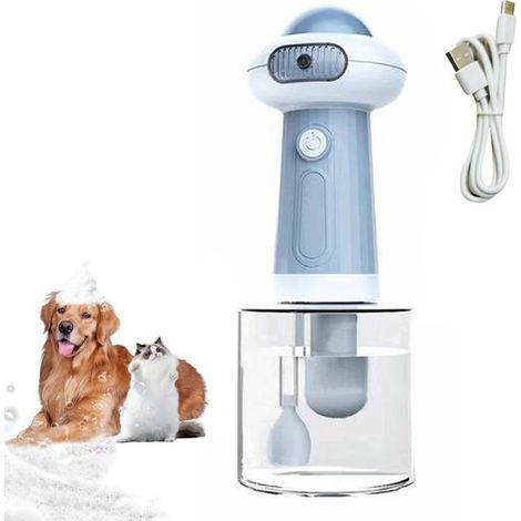 Spruzzatore per cani, lavatore per cani, doccia per cani, spruzzatore di schiuma, dispenser di sapone per cani, dispenser di shampoo, dispenser di sapone da 400 ml, per cani e gatti (1/5)