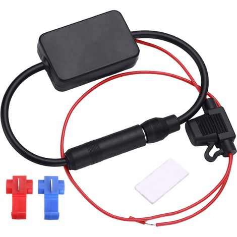 Amplificador de señal de antena FM de 12 V para radios de coche – Accesorios electrónicos para automóviles (1/5)