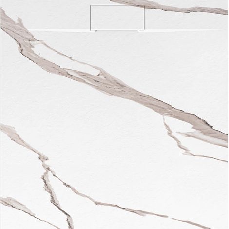 PLATO de DUCHA REA BAZALT CARRARA WHITE 90x90 (1/5)