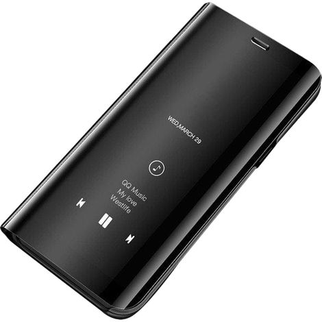 Smart View Spiegel Mirror Smart Cover kompatibel mit Samsung Galaxy S23 (S911B) Schwarz (1/3)