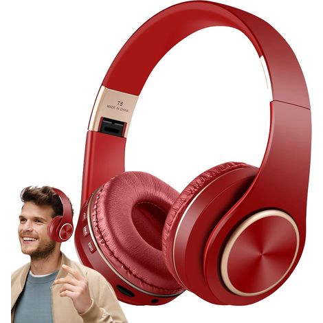 Casque sans fil avec microphone, pliable supra-auriculaire (1/5)