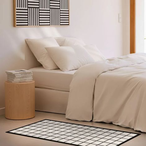 Tapis antidérapant - Brest - vinyle - int./ext. - Noir - 50x200cm (1/5)