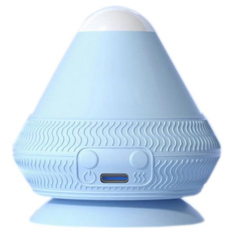 Balle de massage électrique à ventouse pour le dos et les épaules, bleue, pour soulager la douleur-AquaForge