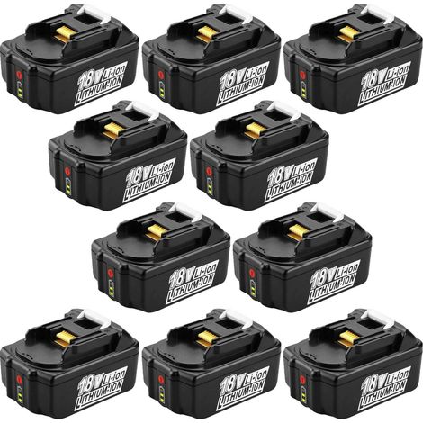 Powerwings – Batterie de remplacement 18V 5.0Ah pour Makita – Compatible avec BL1860B BL1850B BL1840B BL1830B – Technologie lithium avec indicateur LED