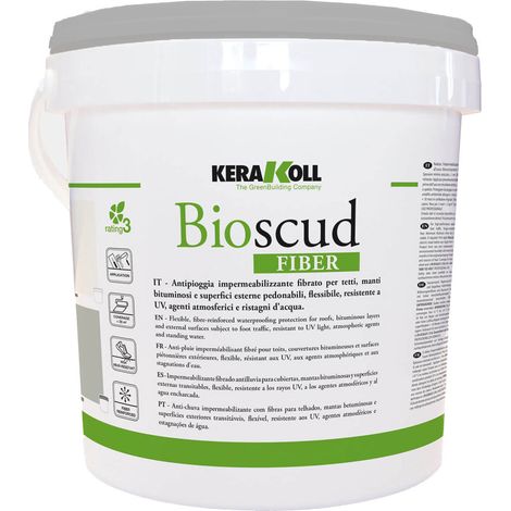 Impermeabilizzante Bioscud Fiber grigio Kg. 5