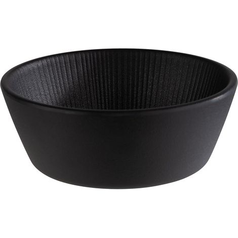Bol en noir, Ø 12,5 cm, hauteur 4,5 cm, 0,25 litre (1/2)