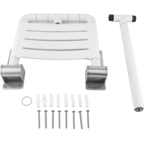 Pliant mural siège douche tabouret salle de bain chaise rabattable assise pliable (1/5)