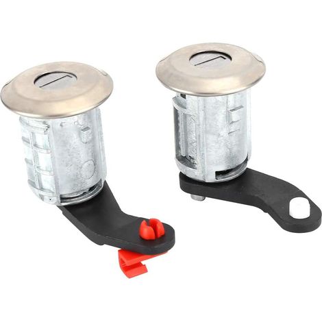 Cylindre de serrure, Jeu de cylindres de Barillet de serrure de porte gauche/droite Avec 2 clés 7701470944 Compatible avec 1998-2016 (1/5)