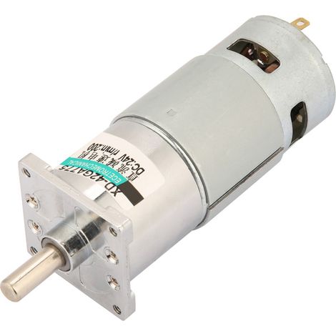 XD‑42GA775 Micro Moteur à Engrenage CC Grand Moteur à Torsion à Vitesse Réglable avec Support (200 tr/min 24 V)