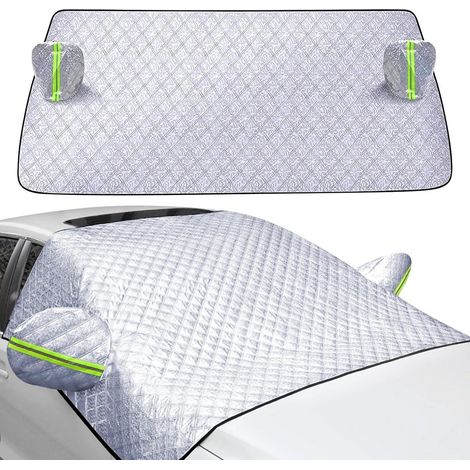 Bâche pare-brise voiture universelle 4 saisons, imperméable, anti-UV, anti-rayures (1/5)