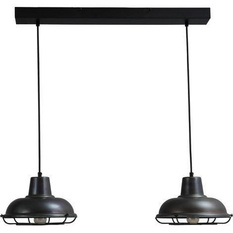 Lampe de salle à manger Industria 2x26 Rural - 2045-30-06-S-C-70-2 (1/3)