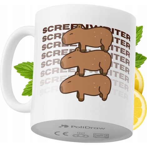 Lustige Tasse für Drehbuchautoren – Kaffee- oder Teetasse mit witzigem Textdesign – ideal für Geburtstage, Namenstage, Feiertage und besondere Anlässe. Hochwertige Tasse für Zuhause, Büro und Arbeit. 
