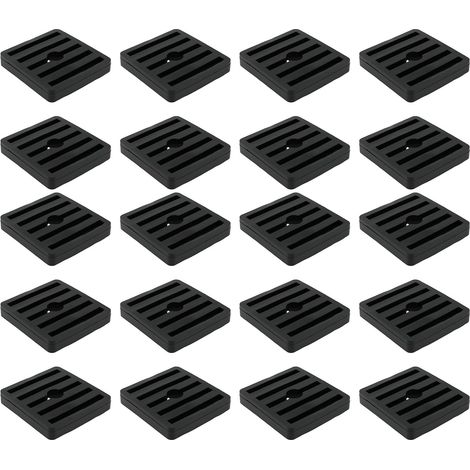 20 x Rubber Vibration Dampers for Outdoor Split Air Conditioners 47 x 47 x 8 mm (1/5)