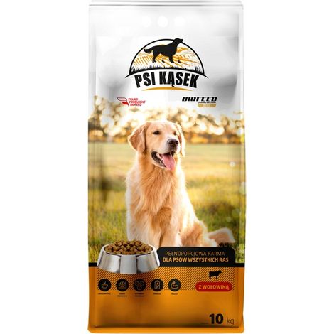 DOG BITE BioFEED Aliment pour chiens au bœuf 10 kg nouvel emballage