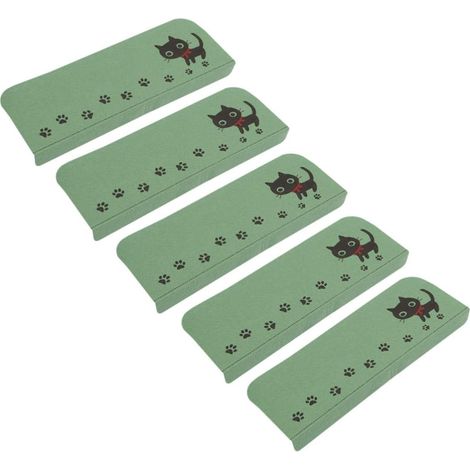 Lot De 5 Tapis Descalier Non-marches pour La Maison Réduction du Bruit Lavables Et Découpables (1/5)