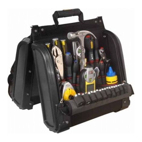 Stanley – Sac à outils chevalet FATMAX – Capacité 20 kg – Hauteur 27 cm – Longueur 19.4 cm – Base étanche