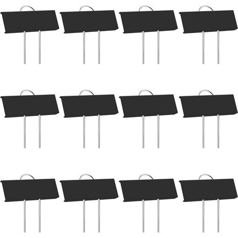 Lot de 12 étiquettes métalliques résistantes aux intempéries pour plantes, légumes, herbes aromatiques, fleurs et serre. (1/5)