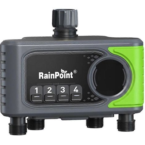 RAINPOINT minuterie 4 Zones automatique minuterie d irrigation Systems contrôleur pluie Delay manuel arrosage Does Not (1/5)