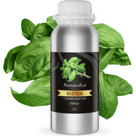 Basilikumöl im Großhandel – 100 % natürliches ätherisches Öl, 1 kg, 1 l, 1000 ml