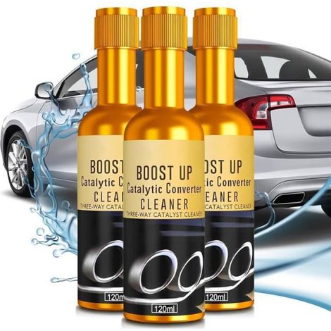 Catalytic Converter Cleaner Nettoyeur, 120ml Nettoyeur de catalyseur de voiture pour moteur Booster de catalyseur,3pc (1/4)