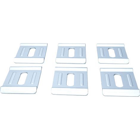 Paquet de 30 colliers de serrage pour chemins de câbles, treillis métallique, plateaux de 4 à 6 mm de diamètre, clips en acier au carbone plaqué zinc, fixant à la terre ou au support, 30 pièces (1/5)