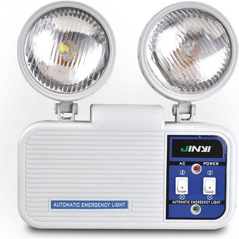 TRADE SHOP - Lampada Emergenza Ricaricabile Con Doppia Luce Punto Luce Luci Portatile - (1/2)
