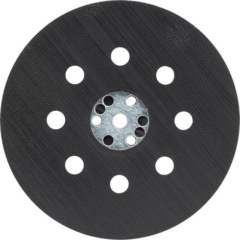 Accessories Plateau de Ponçage Mi-Dur (pour Peinture, Mastic, 8 Trous, diamètre 125 mm, Accessoires Ponceuses Excentriques) [Classe énergétique A+] (1/5)