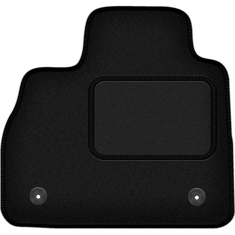 Tapis de sol conducteur en velours noir pour Renault Espace V (à partir de 2015) (1/5)