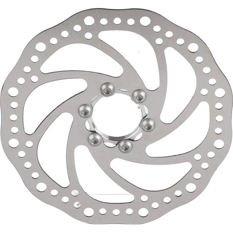 160-mm-Gewinde-Mountainbike-Naben-Bremsscheiben-Rotorflanschadapter mit 6 Schrauben.