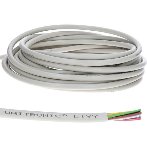 10 Meter Lapp 0028404 LiYY Steuerleitung 4x0,34 mm² I Datenkabel 4 adrig I LED Verlängerung Kabel I Lötkabel für Platine I Datenleitung I Signalkabel