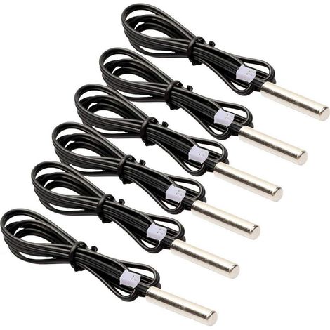 Jambe de requin Capteur de température NTC 5K + 10K 1% NTC B3950 Sonde étanche Thermistance Précision Capteur de température Sonde de température de précision 1M (1/3)
