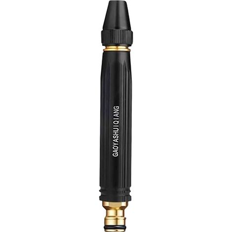 Buse de tuyau haute pression, buse d'eau réglable en métal pour arrosage Métal Haute Pression Puissance laveuse Lavage de Voiture Pistolet Jardin Pistolet à Eau Tuyau buse arrosage Irrigation