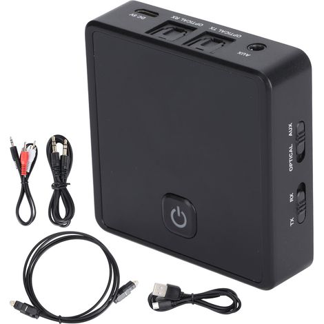 Adaptateur Bluetooth 5.0 ZF380 Émetteur-Récepteur Audio sans Fil pour PC TV Haut-parleurs Auto (1/5)