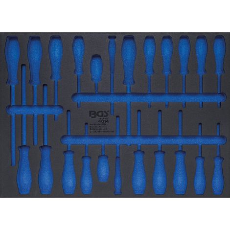 Modulo per carrelli portautensili 3/3 vuoto per 4014