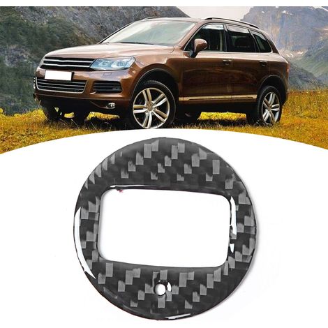 Interieur-Zündschloss-Aufkleber aus Kohlefaser passend für VW Touareg 2011-2018 (1/5)
