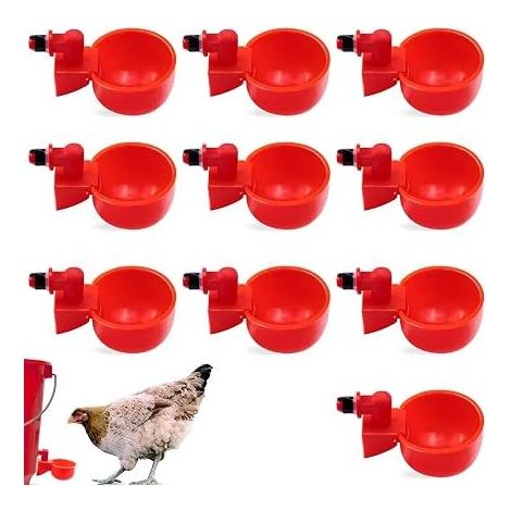 Poultry Fountains and Sprinklers Chicken Waterers Automatic Chicken Drinker Suitable for Chicks, Geese, DIY Drinking Bowl (1/5)