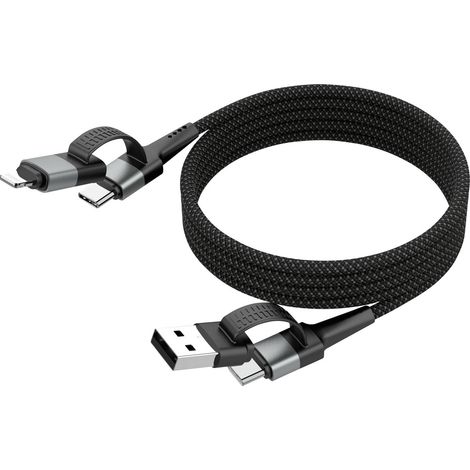 ANSMANN Chargeur USB C, Adaptateur de charge rapide, Adaptateur secteur plat (1/5)