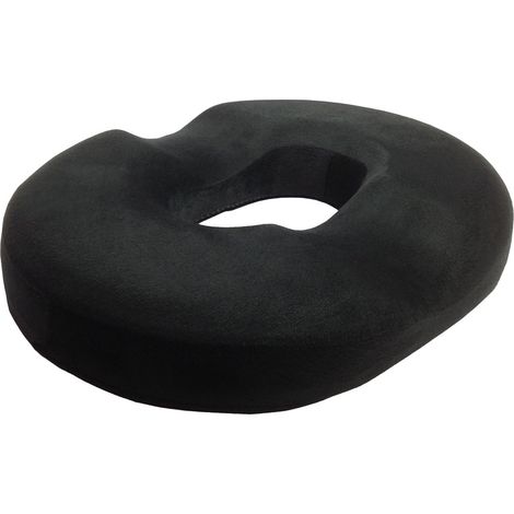 Donutförmiges Steißbeinkissen zur Behandlung von Hämorrhoiden, Prostatakissen, geeignet für Schwangerschaft, Wochenbett, Wundliegen, Steißbein, Ischias, 45,7 cm (18 Zoll). Hochwertiger Komfortschaum (