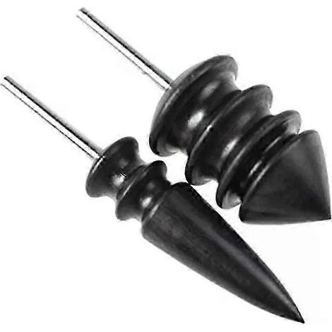 Outil de polissage du cuir GTBL à pointe pointue en narra, avec embout de 3 mm (1/8 pouce), compatible avec les outils rotatifs Dremel (2 pièces) - JXLGV (1/5)