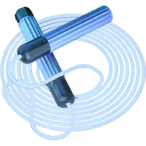 Corde à Sauter LED - Éclairage Multicolore - Pour Enfants et Adultes - Réglable en Longueur - Avec Poignées Antidérapantes - 1 Pièce (1/5)