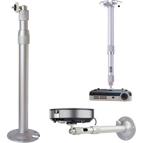 Projector Ceiling Wall Mount Bracket 20-40Cm Projector Hanger Bracket Wall Bracket Rotatable Aluminum Alloy Ceiling Bracket (1/5)