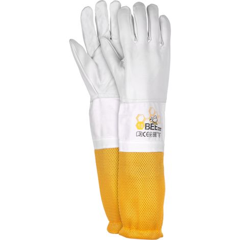 Imkerhandschuhe aus Leder 47,5cm Gr. 10