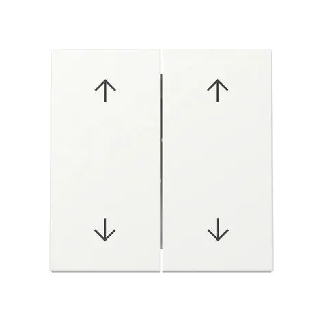 Gira Wippe 2f Pfeile System 55 Reinweiß m [329727], 3297 27